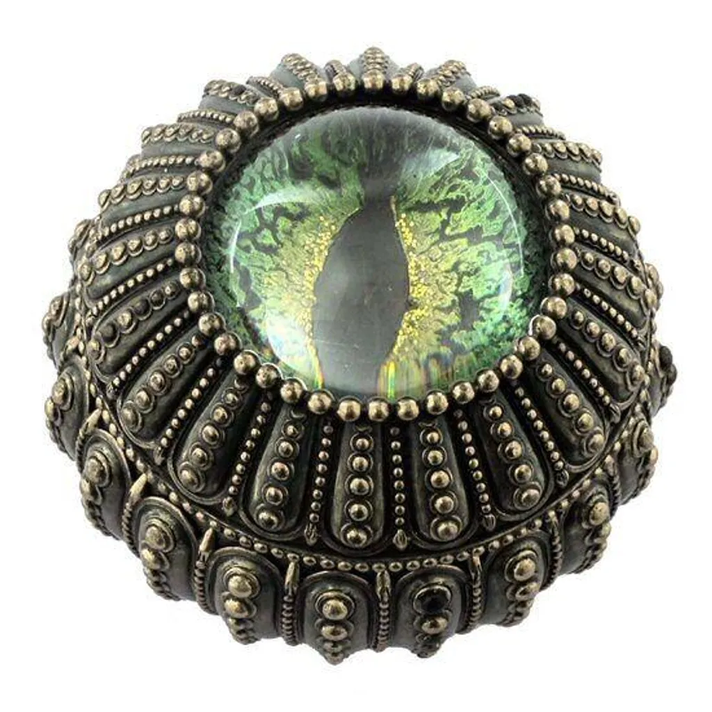 Boîte à bijoux Œil de dragon WU75558A4 : Décoration fantastique unique