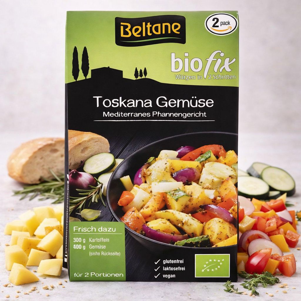 Beltane biofix Toskana Gemüse - 2x 19,4g Packung - 2 Beutel Produktbild 