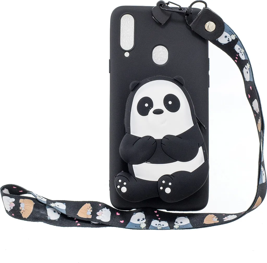 Cover Samsung A20S/A10S Bambini: Orsetti, Portamonete e Tracolla