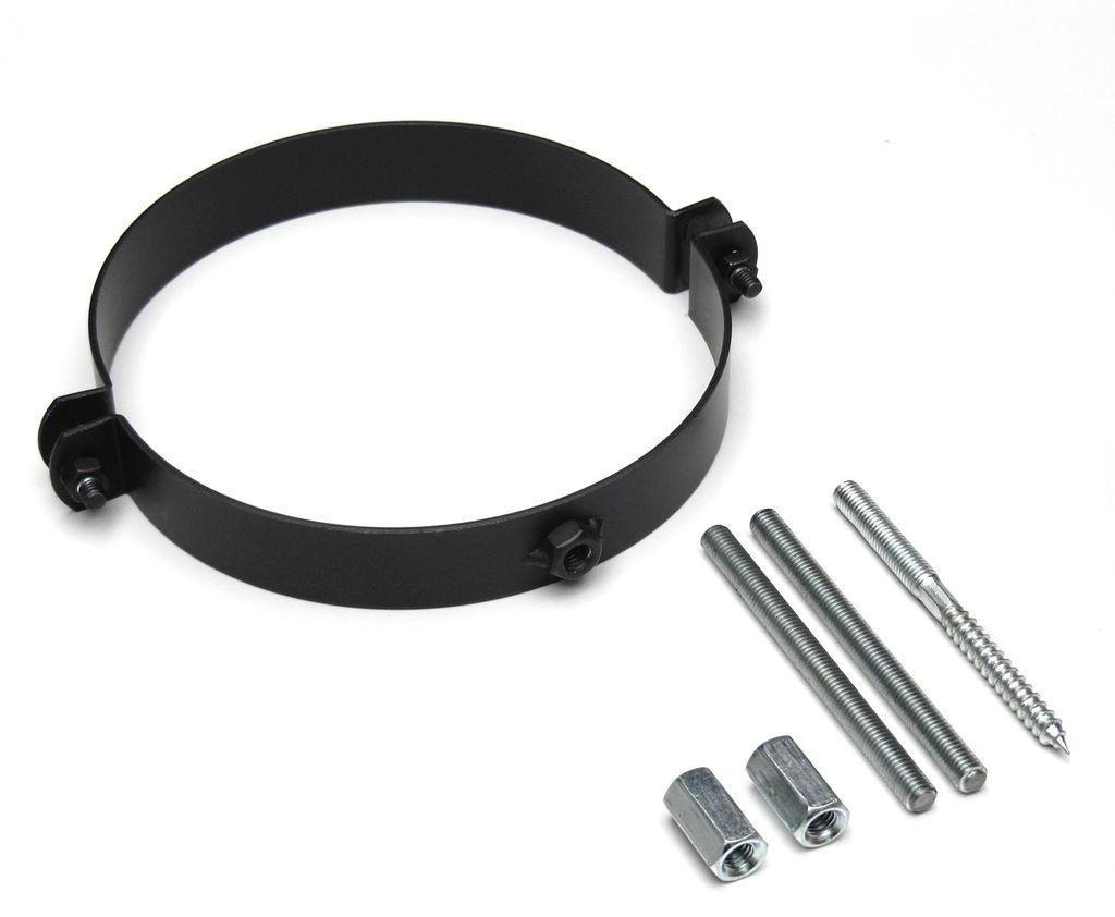 Raik Basic Rohrschelle 120mm schwarz für Rauchrohr / Produktbild 