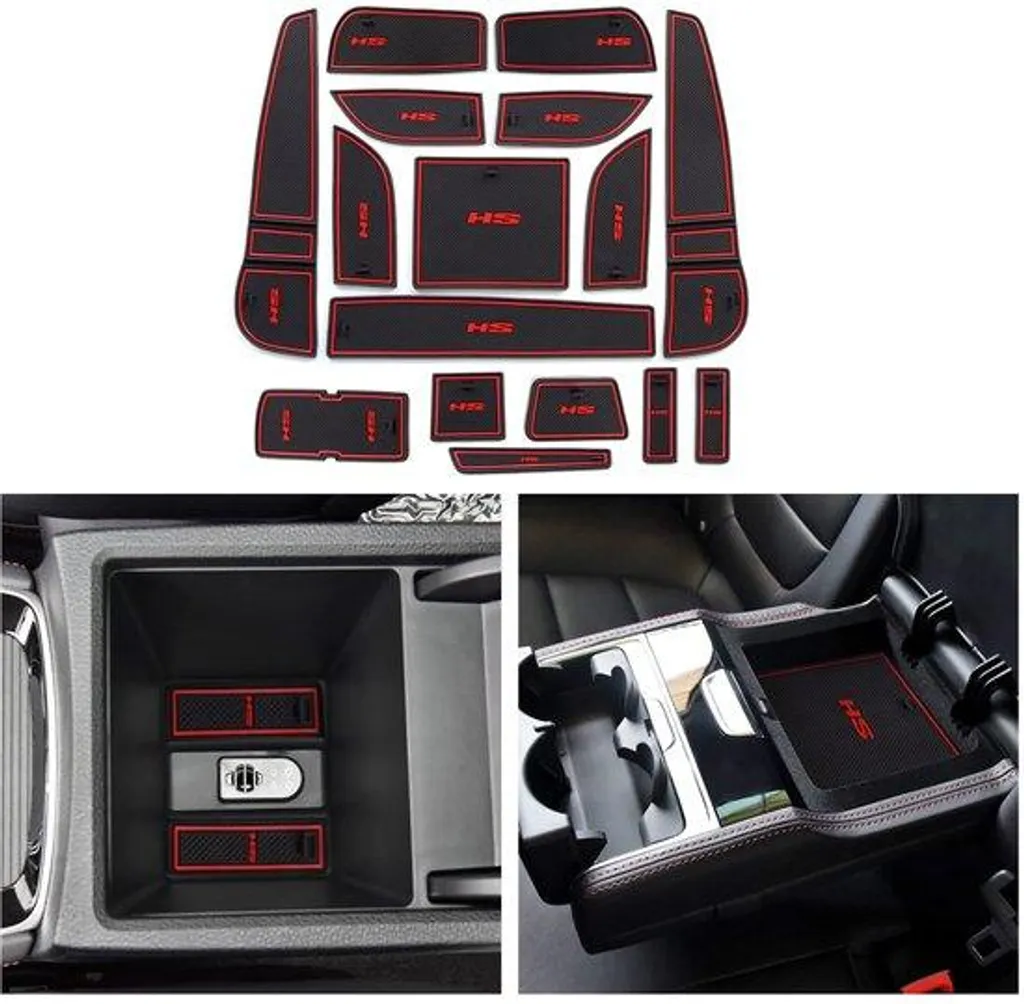 Tapis Antidérapants MG HS Plug-in Hybrid : Accessoire Console Haute Qualité