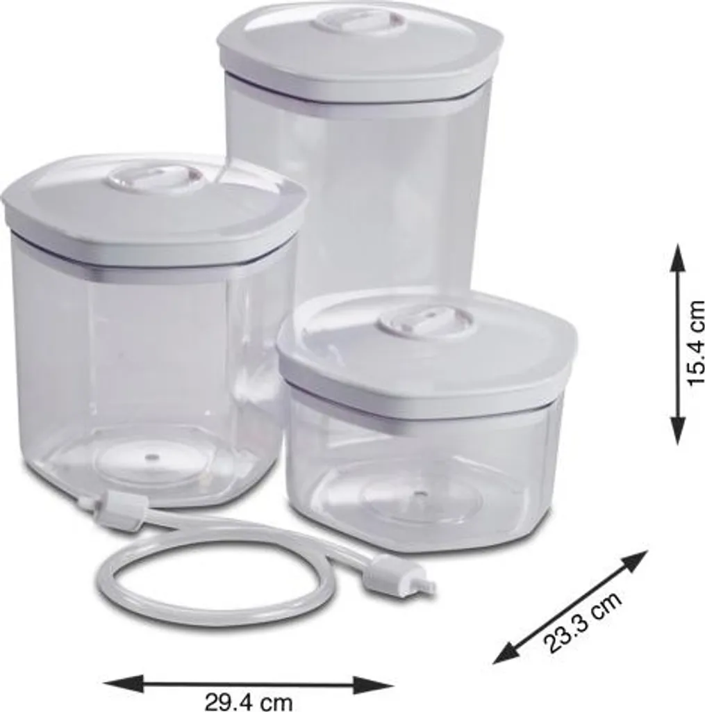 Solis Set Contenitori Sottovuoto - Salva Freschezza per Tutta la Famiglia - 1