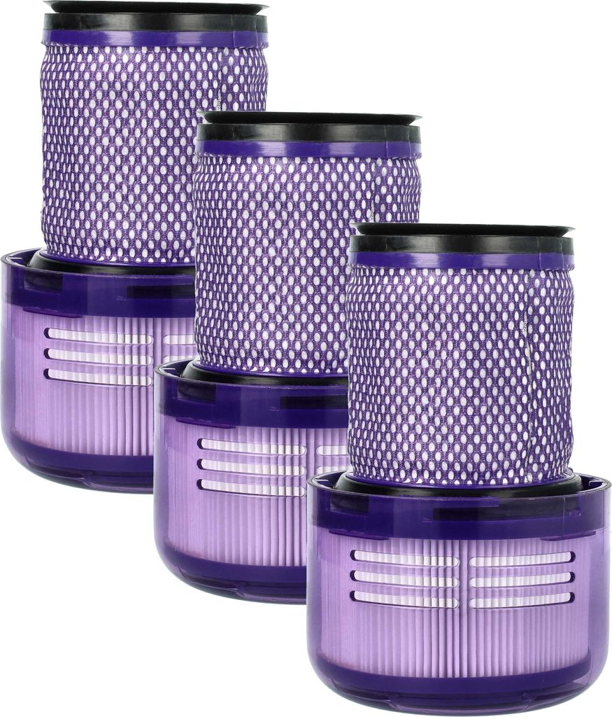 vhbw 3x Staubsaugerfilter kompatibel mit Dyson V12 Slim, Produktbild 