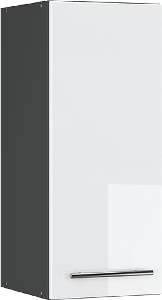 Hängeschrank Vicco Fame-Line Weiß Hochglanz 30 cm, Model Produktbild 