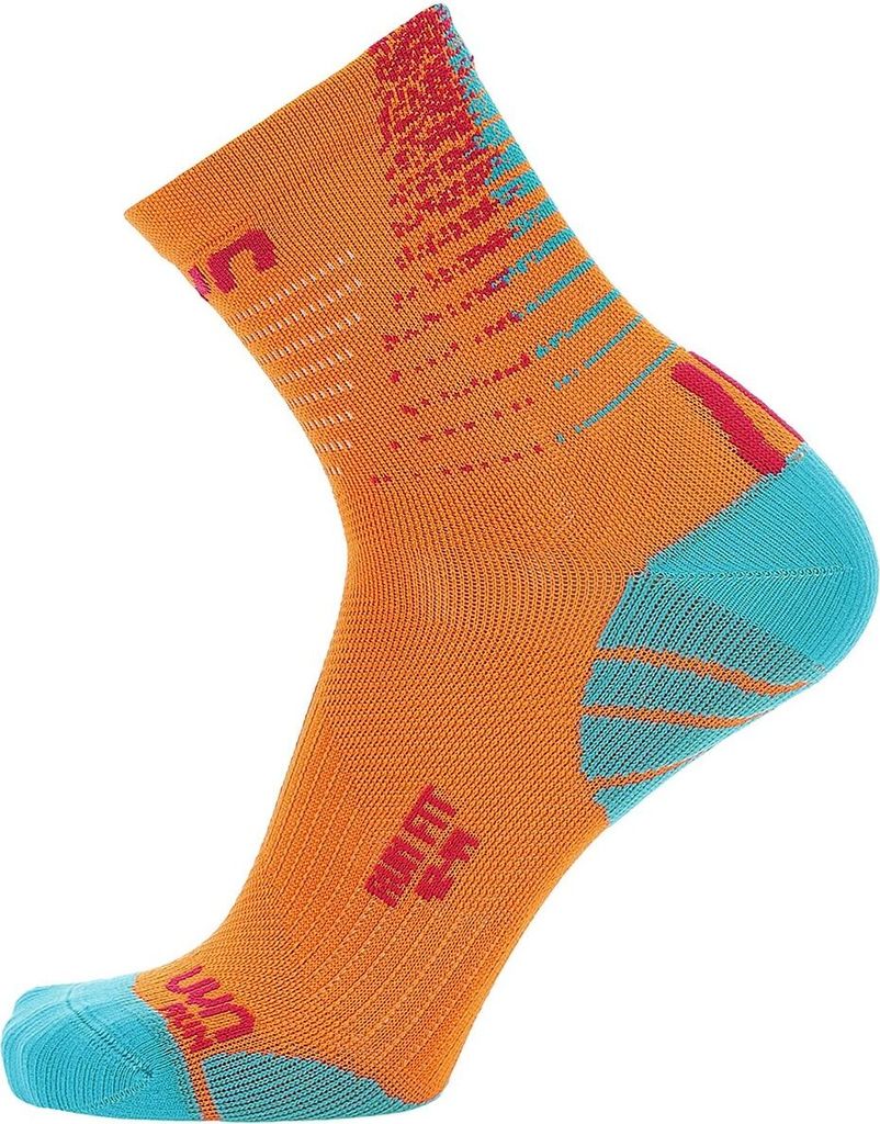 UYN Run Fit Laufsocken Herren orange/turquoise 35-38
