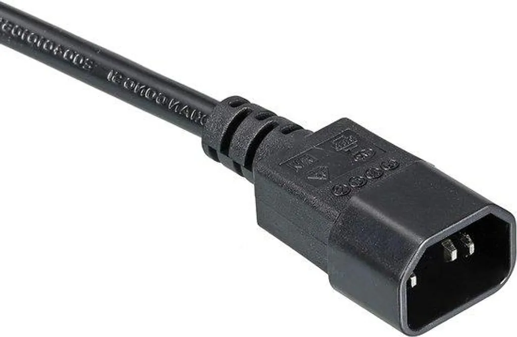 Adaptateur PDU C14 vers Prise 3 Broches - 250V 10A - Longueur de 80 cm