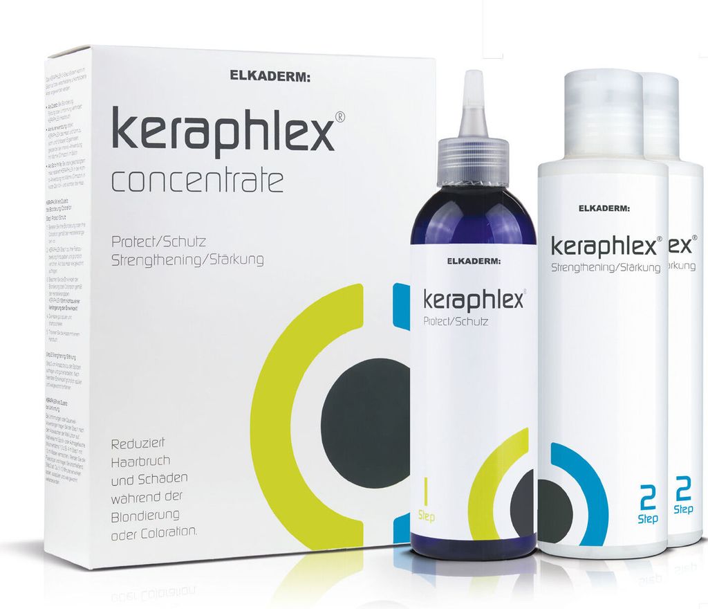 Elkaderm Keraphlex Concentrat XL Set Step 1 200 ml + 2  400 Produktbild 