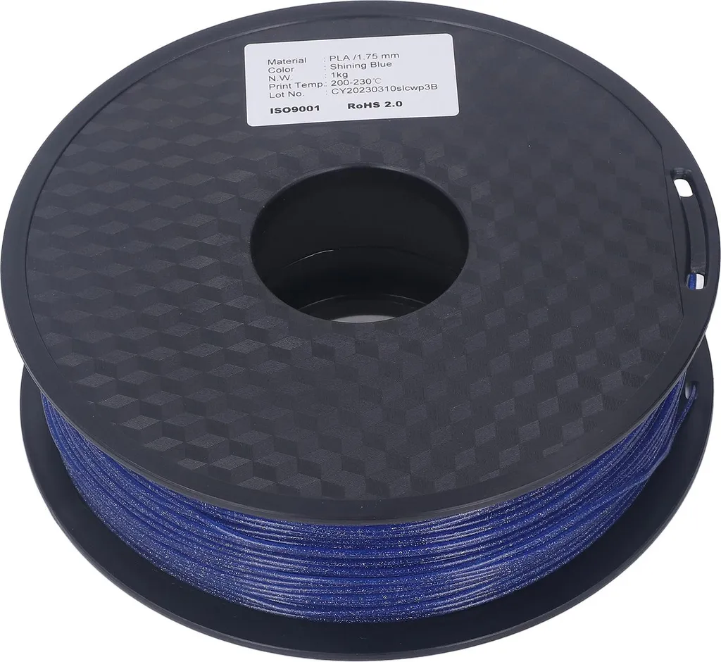 Consommable Impression 3D PLA Bleu Brillant 1.75 mm Haute Qualité