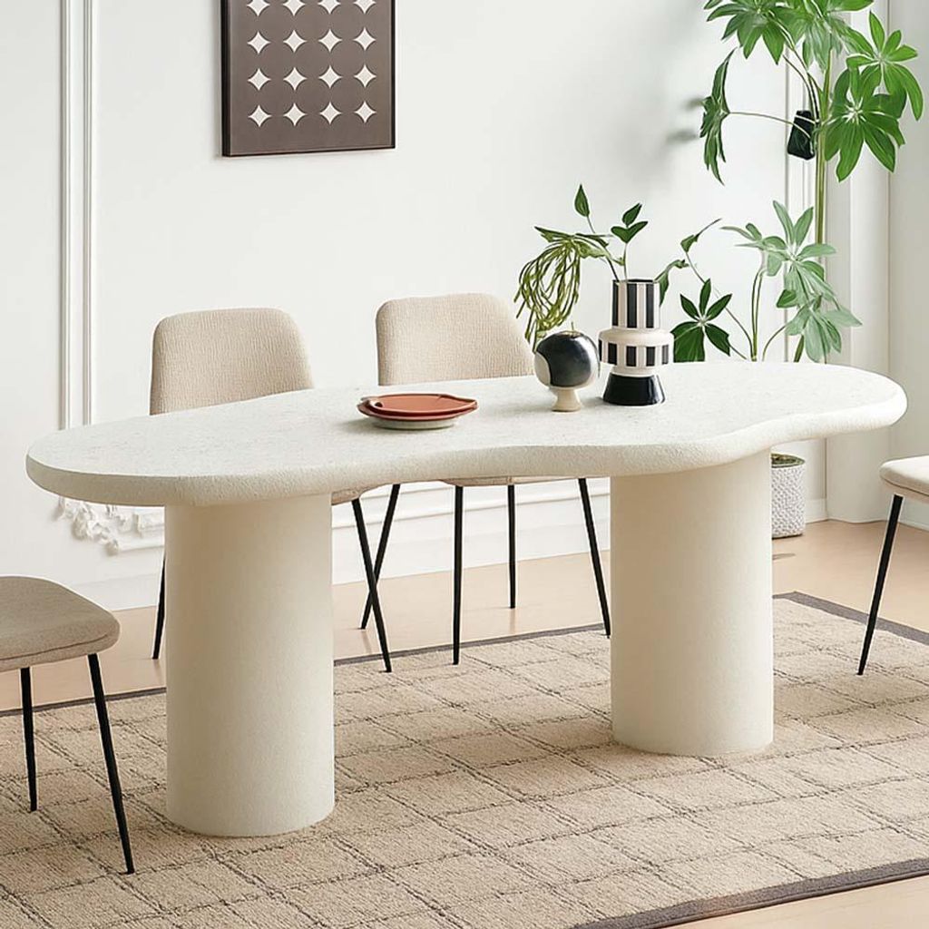 Milton & Oldbrook Esstisch 200 cm Utena Betonoptik