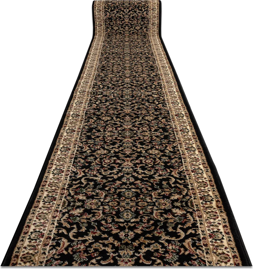 Chemin de passage Royal ADR 1745 Noir 70x150 cm pour couloir chic