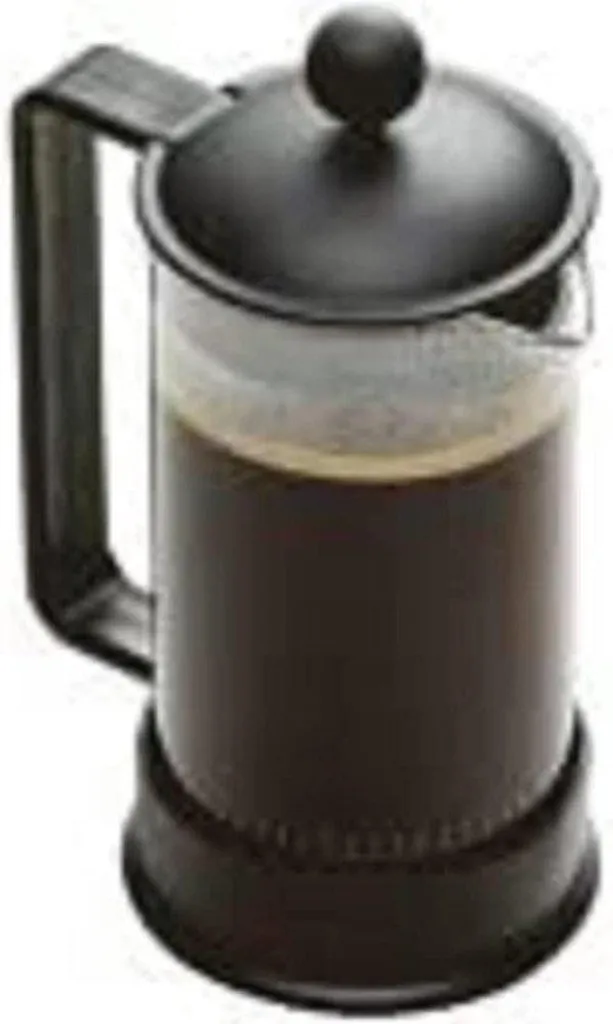 Cafetière sans Filtre Papier - Piston Inox 0,35L Noir BRAZIL