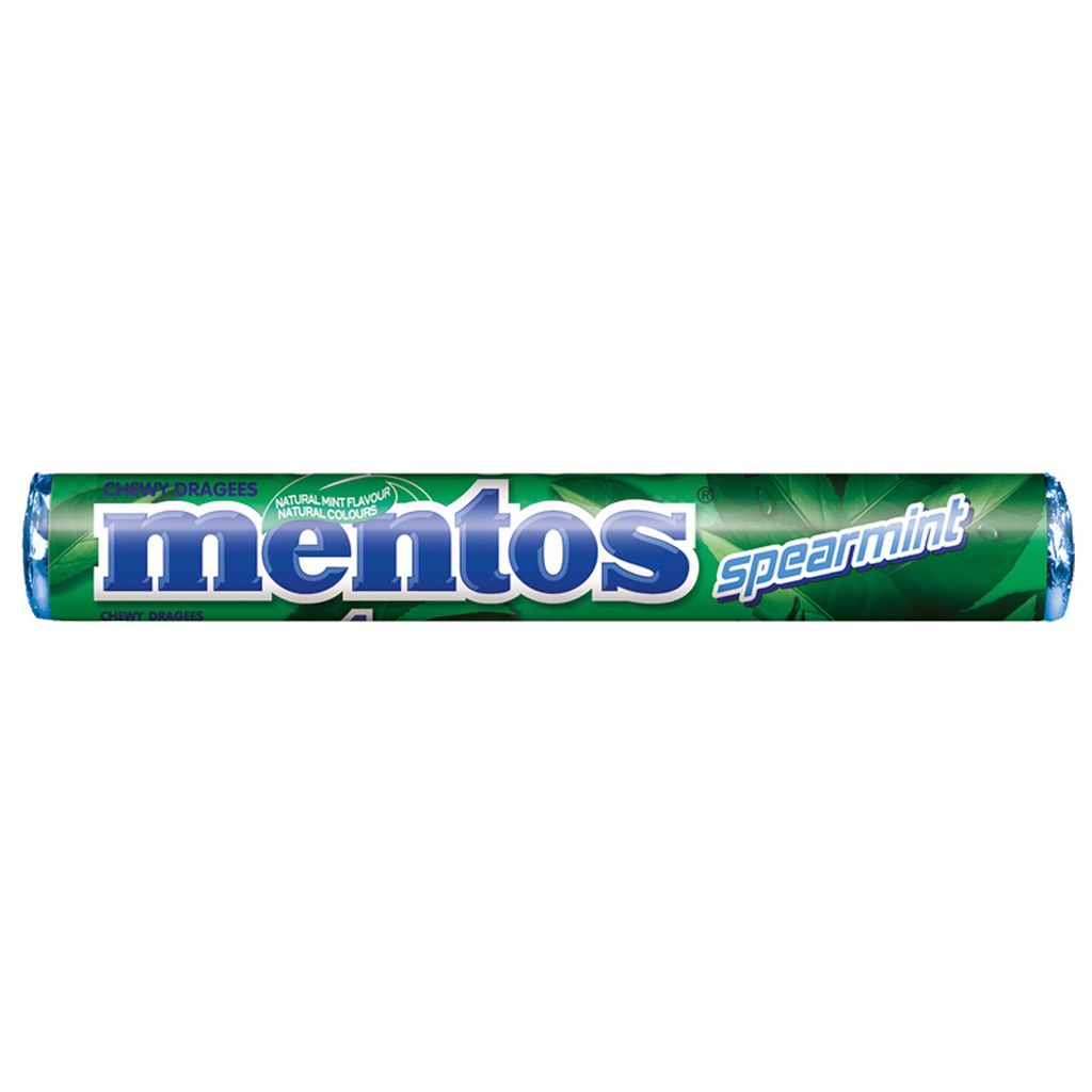 Mentos Spearmint žvýkací pastilky s lahodnou mátovou Obrázek produktu 