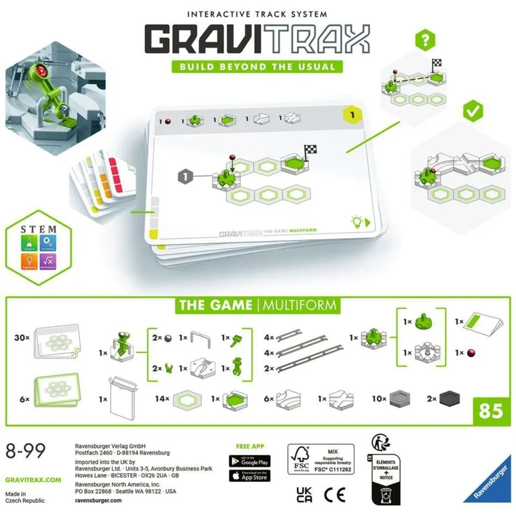 Jeu de Construction GraviTrax Multiforme : Circuit à Billes Interactif - 3