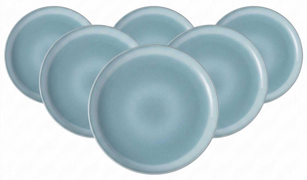like. by Villeroy & Boch Perlemor Aqua Dessertteller ø 23,8 cm 6er Set