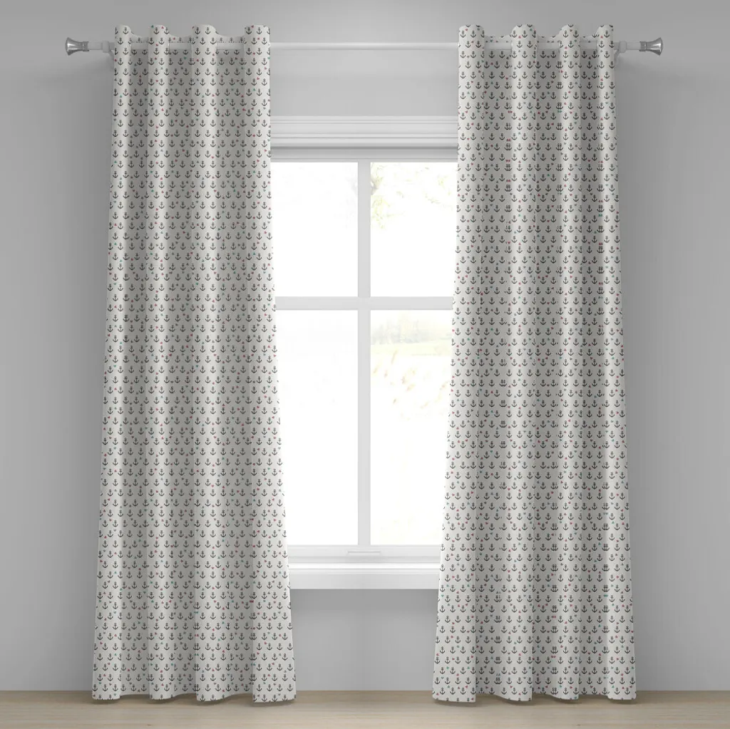 Rideaux décoratifs à œillets 280 x 245 cm pour salon et chambre