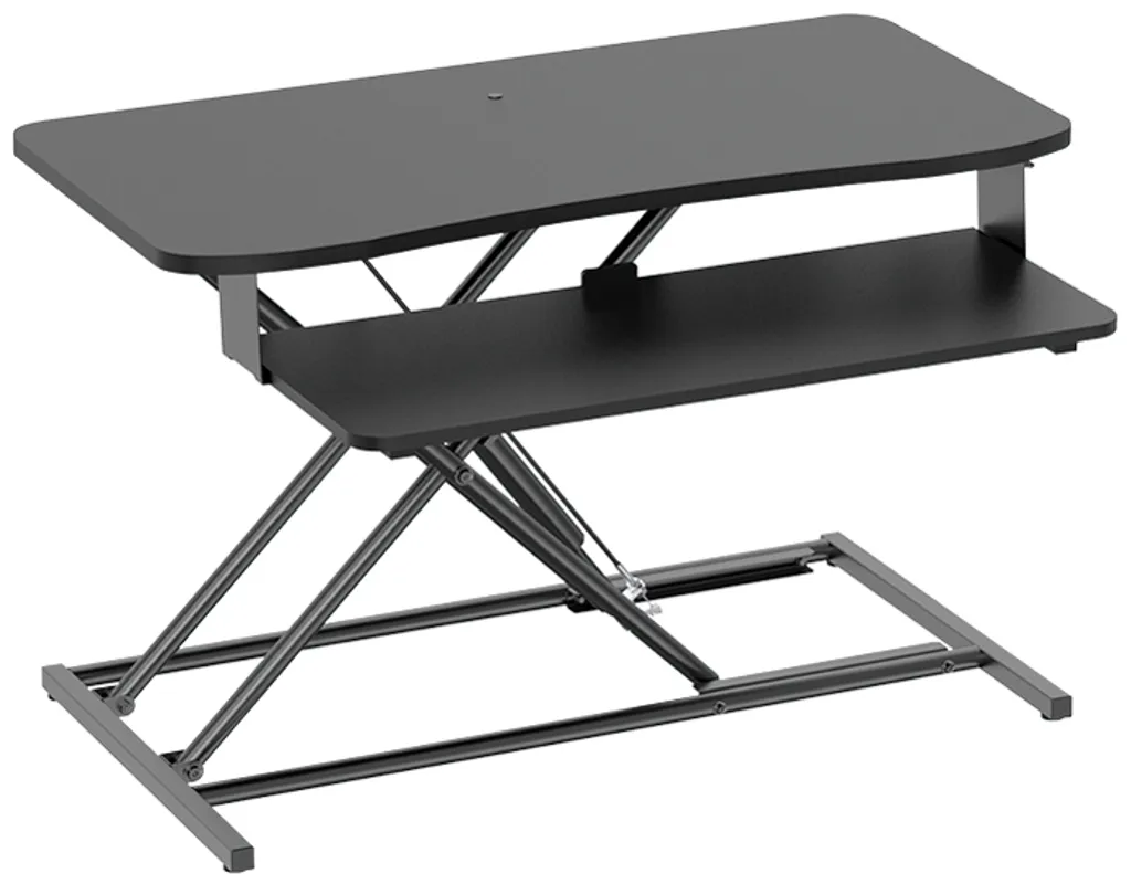 Postazione LogiLink EO0053 Nera - Design Ergonomico e Salvaspazio