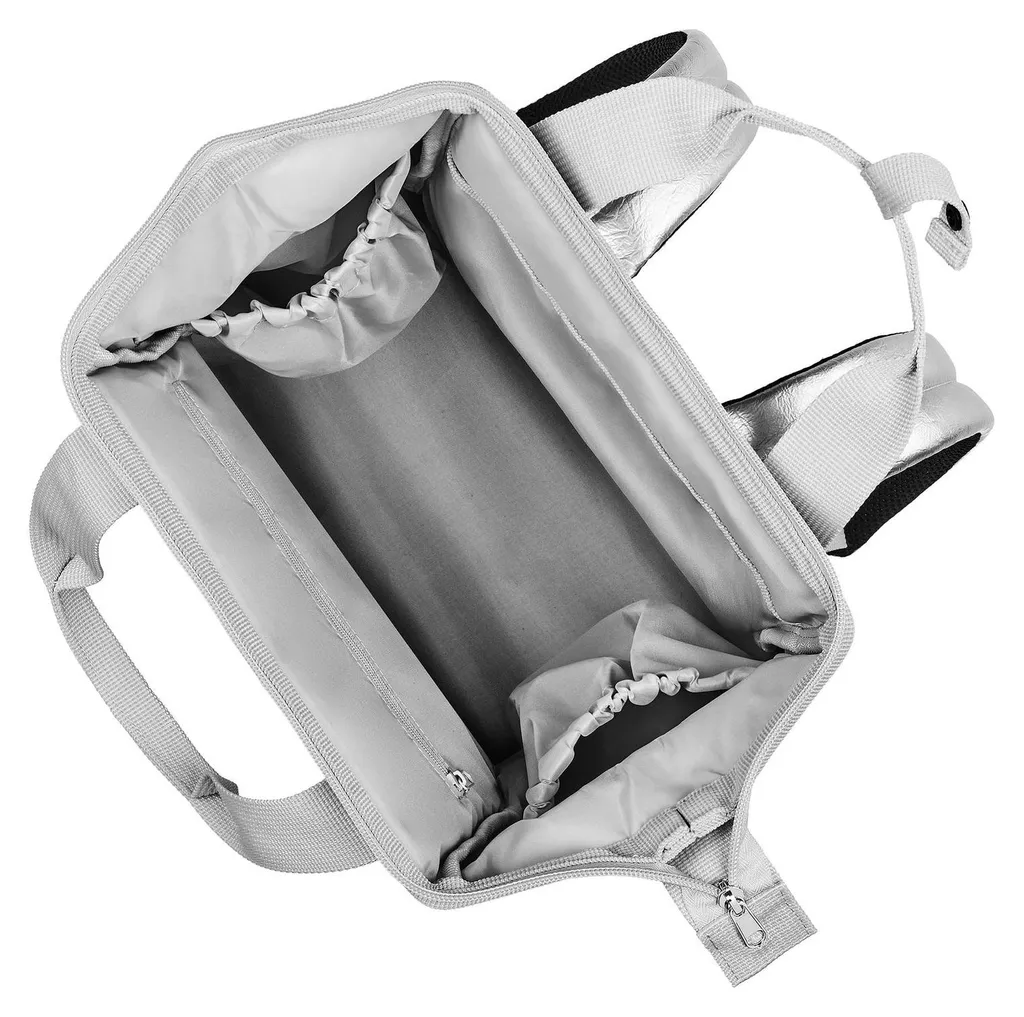 Allrounder R Backpack 12L Silver Crackle reisenthel argenté résistant