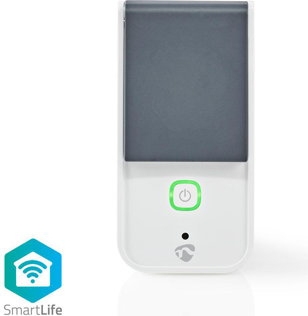 NEDIS Smart Stecker WLAN IP44 Leistungsm. CEE7/7 -30-40°C Andr/iOS WIFIPO120FWT