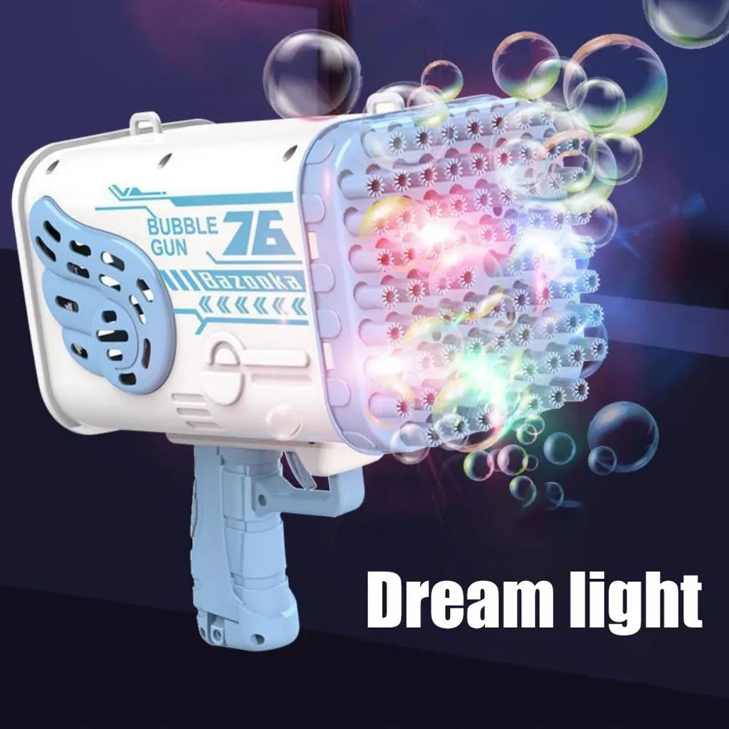 Machine à bulles automatique géante pour extérieur avec éclairage LED