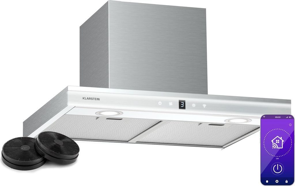Klarstein Auriana Hotte Murale - 60cm, 700 m³/h, A+ Image du produit 