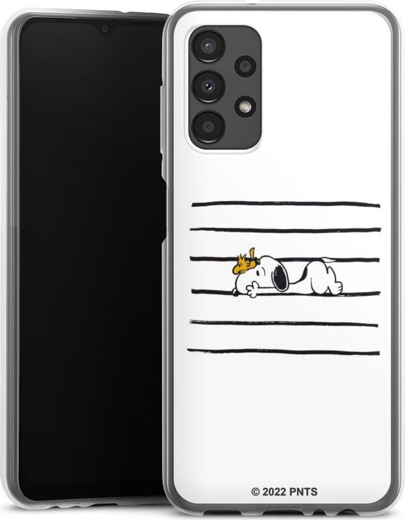 DeinDesign Handyhülle für Samsung Galaxy A13 4G Silikon Hülle Case Smartphone Schutzhülle Hund Peanuts Snoopy
