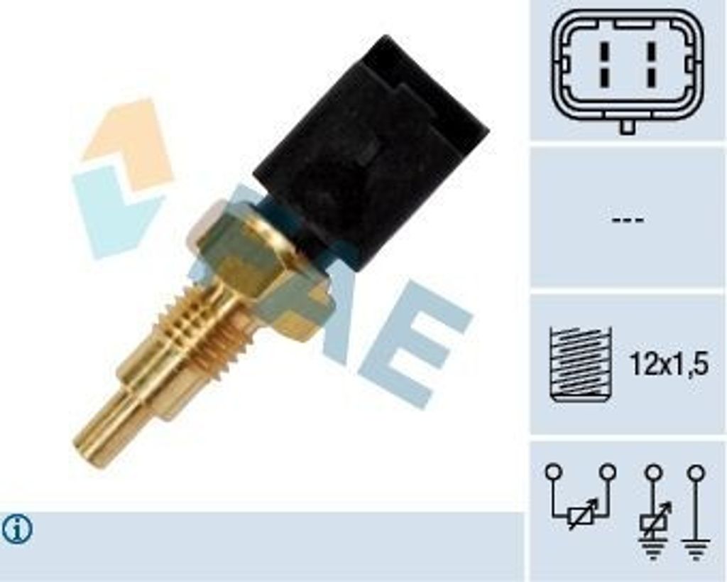 FAE Kühlmitteltemperatursensor Kühlmitteltemperatursensor 33723 für FIAT STILO (192)