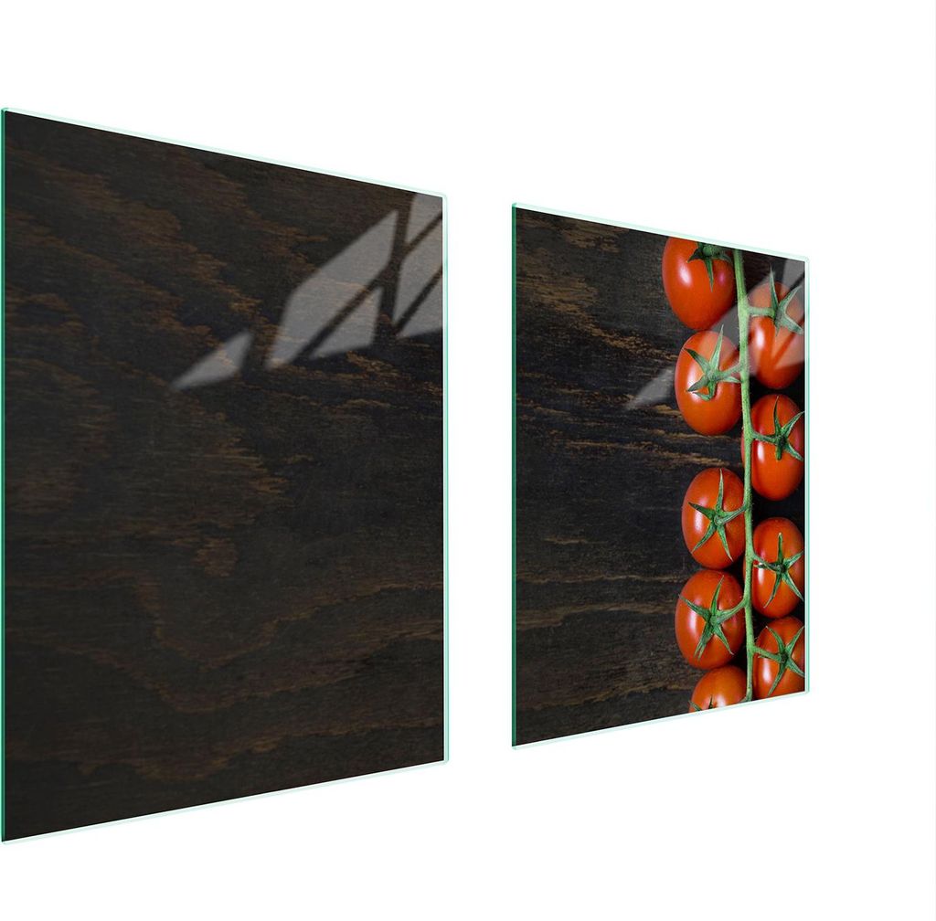 Glasschutzplatte Für Herd 85X52 Tomaten