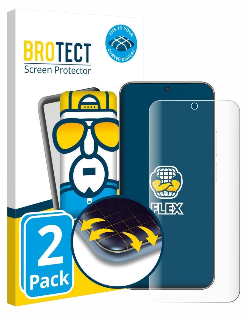 2x BROTECT Fullscreen Schutzfolie für Huawei Nova 14 Displayschutz Folie Fullcover Klar Transparent