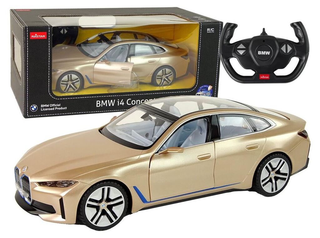 BMW I4 ferngesteuertes Auto RC Rastar Gold 1:14