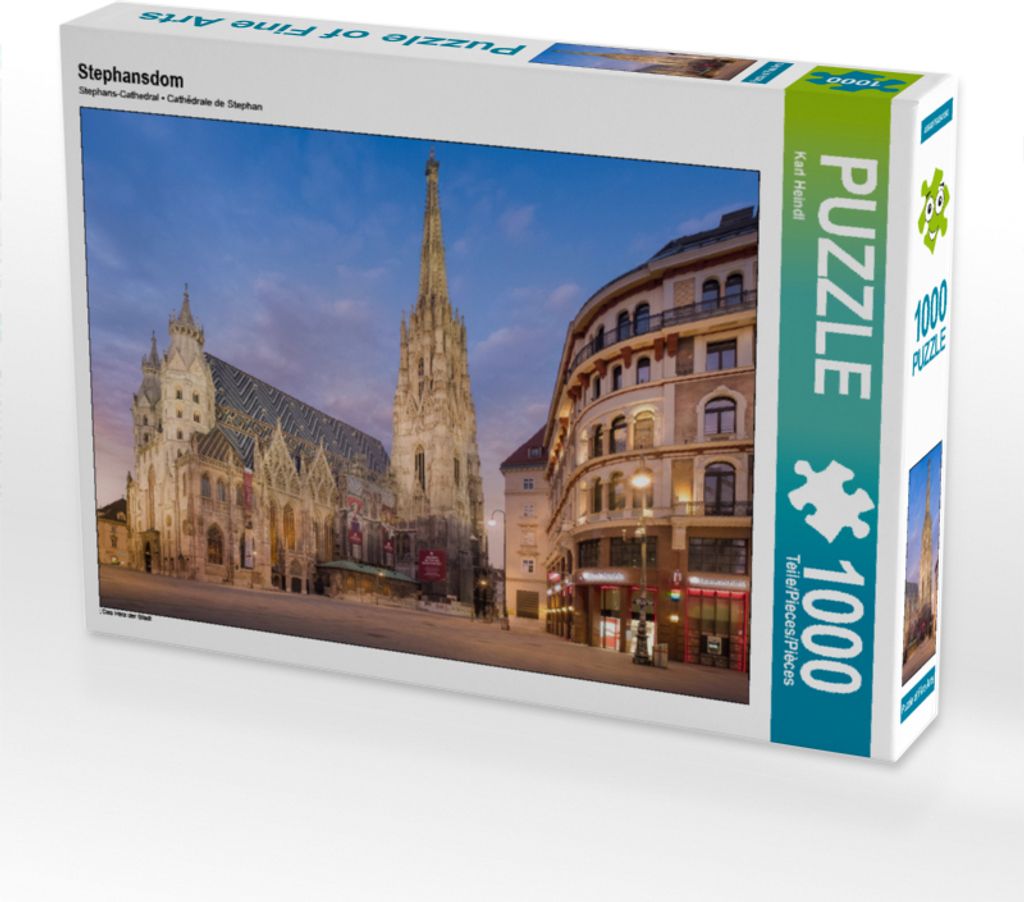 CALVENDO Puzzle Stephansdom | 1000 Teile Lege-Größe 64x48cm Foto-Puzzle für glückliche Stunden