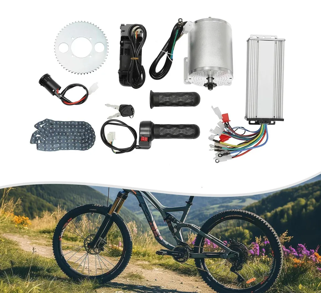 Kit Moteur 3kW Haute Fiabilité pour Réparer et Booster Scooter 48-72V