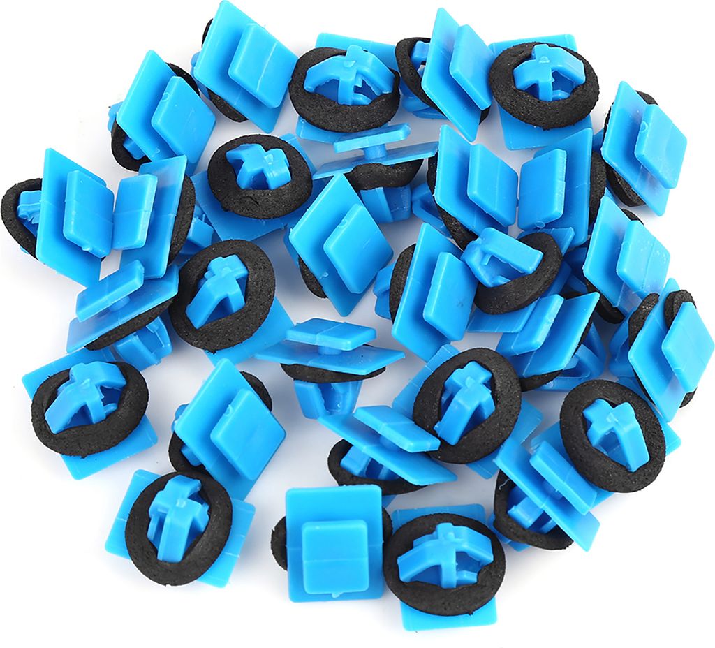 30 Stš¹ck Auto Befestigung Clips Kunststoff Bumper Puffer Verschluss Halteklammern fš¹r Auto Blau