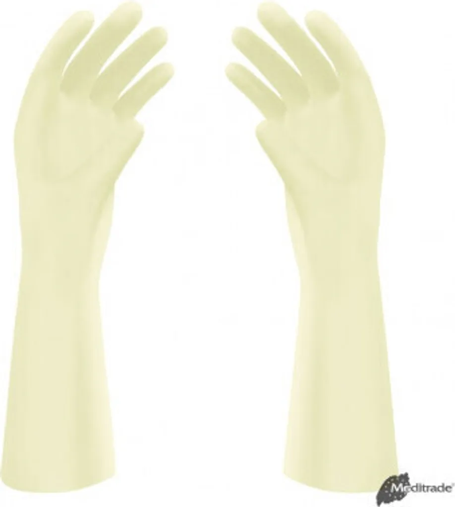 Meditrade Gentle Skin® Guanto chirurgico premium, sterile, in lattice, senza polvere, 1 confezione = 50 paia