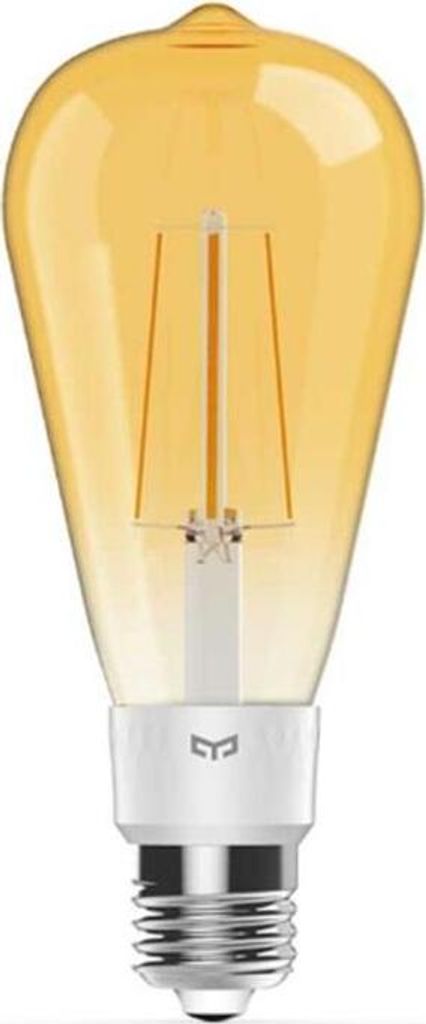 Yeelight Smart LED Filament Lampe Kolbenform, Smart Glühbirne, Birne, Dimmbar, 6 W, YLDP231EU