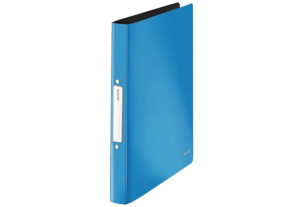 Classeur à anneaux Leitz Solid 2R bleu A4 - Qualité premium durable
