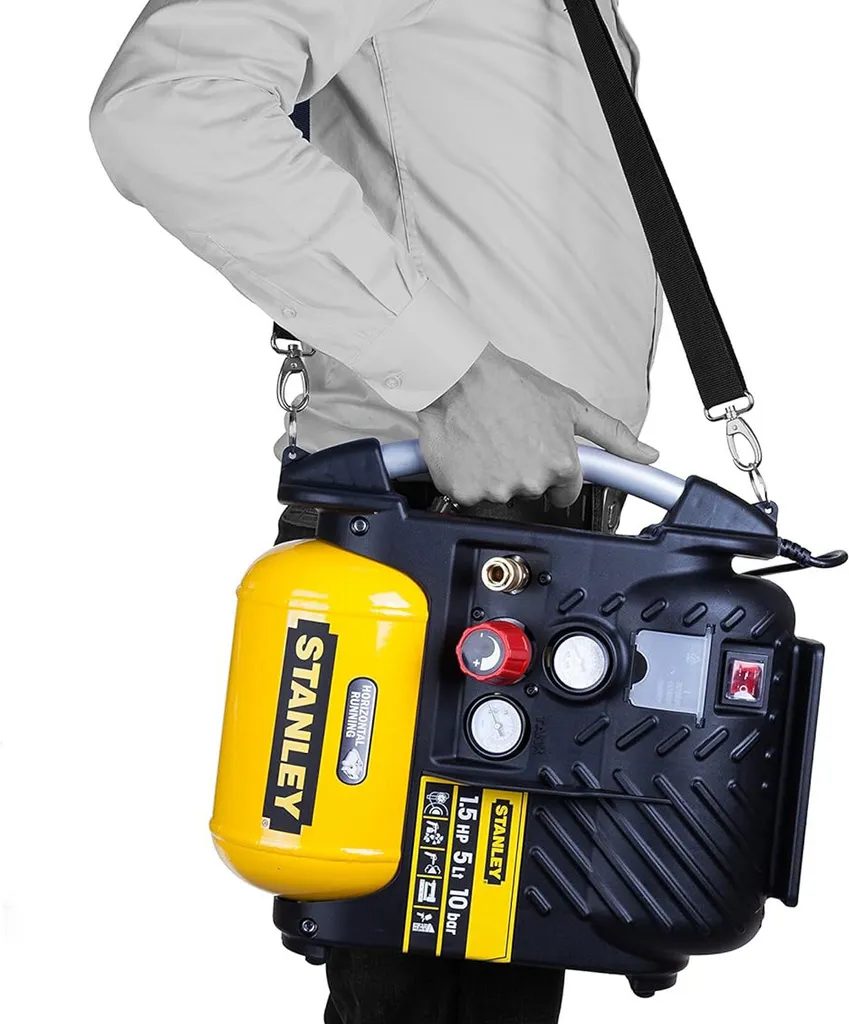 Compresseur sans huile Stanley 10 bar - Modèle DN 200/10/5 compact 5L - 11