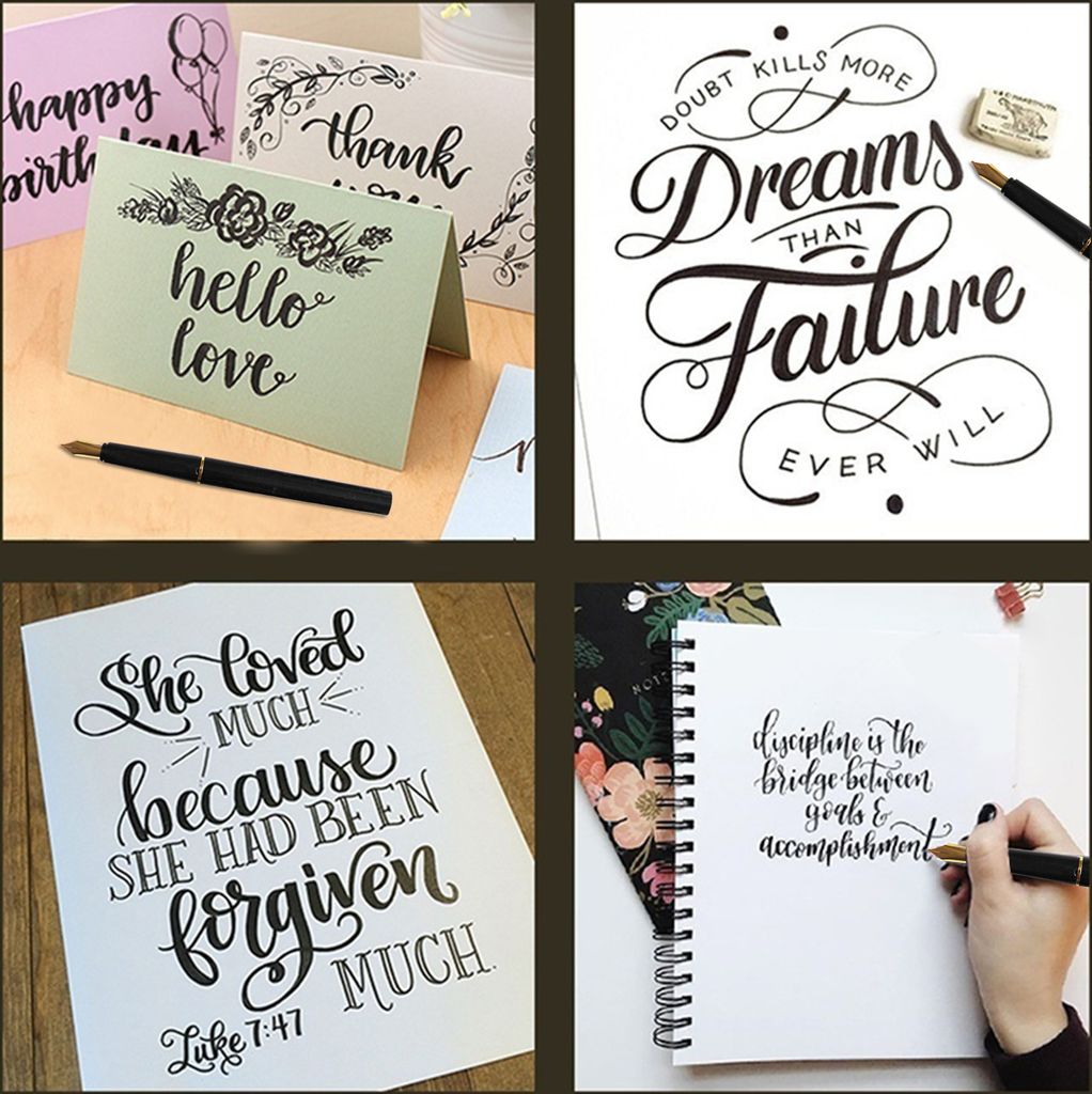 Kurtzy Füller Set Kalligraphie Set mit 6 Federn, Produktbild 14
