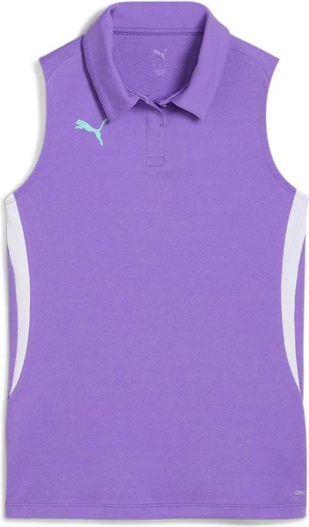 Puma Individual ärmelloses Polo Lila M Damen Lila M