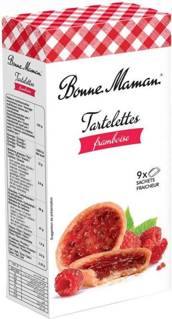 Bonne Maman Tartelettes framboise 135g Produktbild 