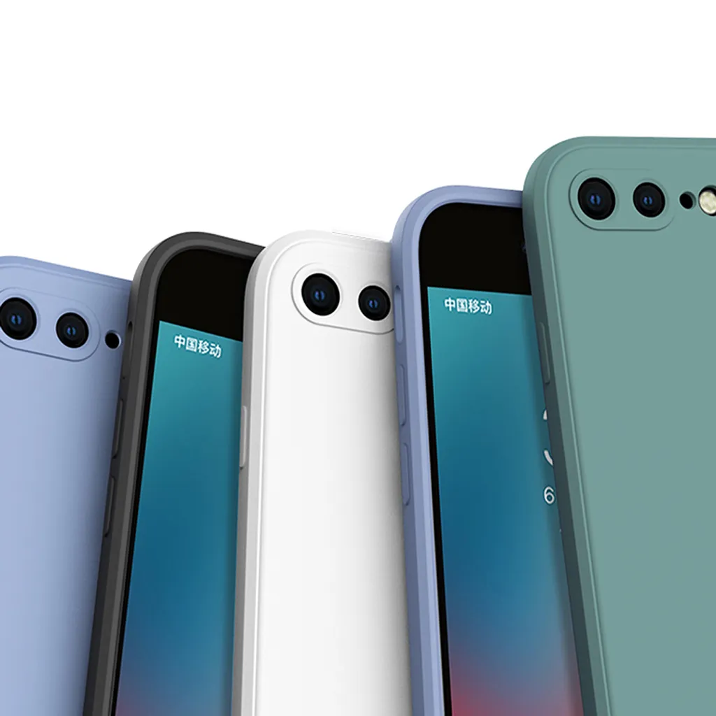 Custodia per iPhone 8 Plus Silicone Liquido - Qualità Garantita - 6