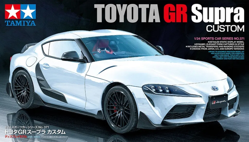 Décoration Bureau Toyota GR Supra Custom 1:24 - Cadeau Idéal Passion Auto