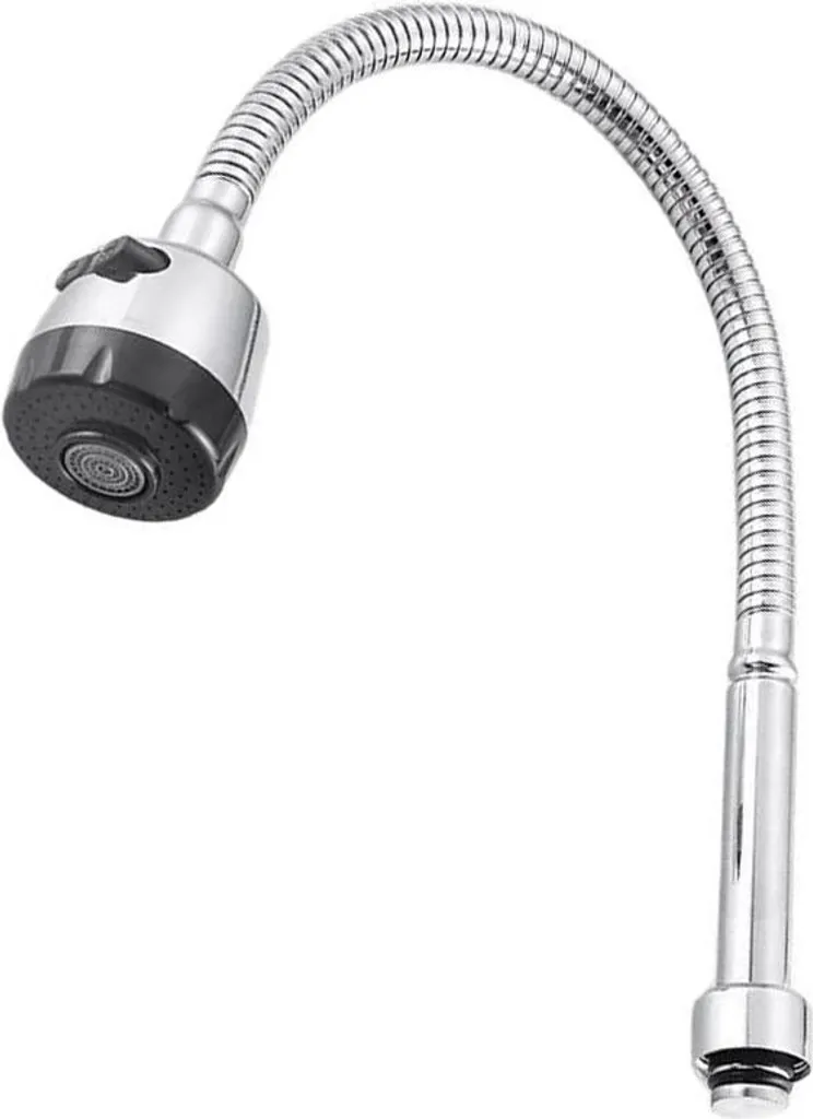 INF Tubo flessibile universale in acciaio inox con spruzzatore a 2 modalità