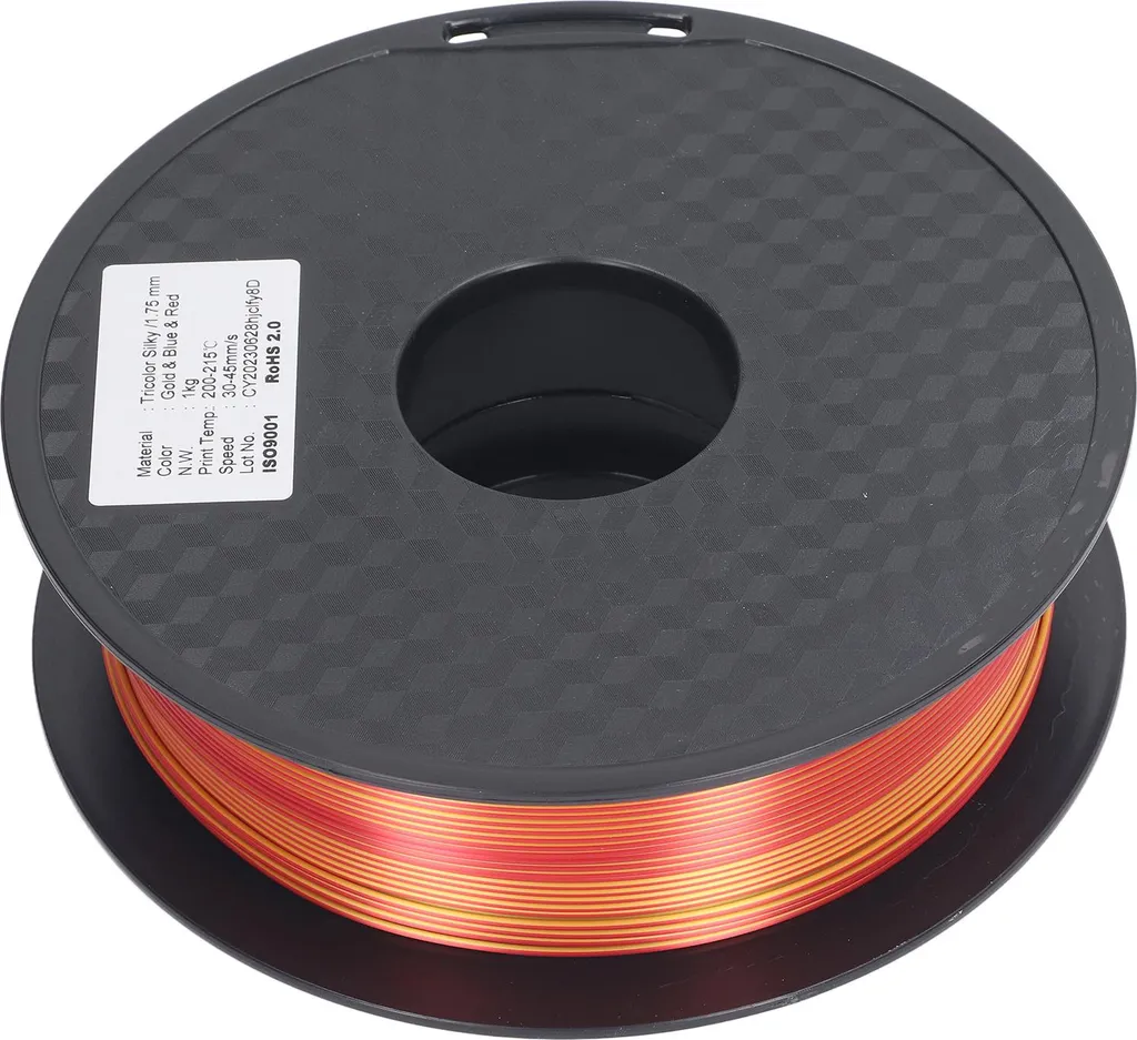 Filament PLA 1.75mm Or Bleu Rouge souple pour impression 3D de précision - 2