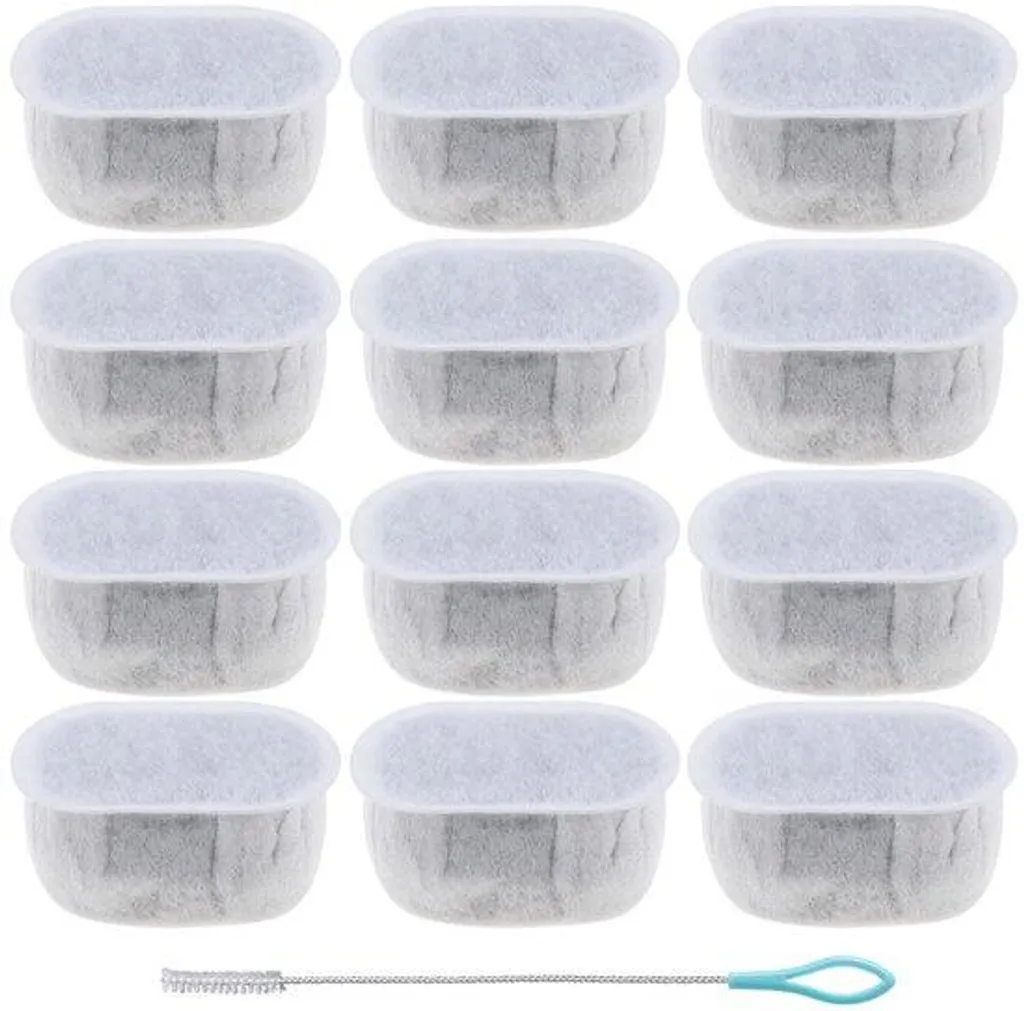 Filtres à eau pour chats pour fontaine automatique kit entretien 12pcs