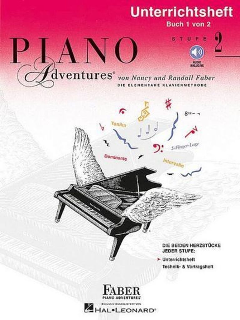 Piano Adventures Klavierlehrbuch Stufe 2, Band 1 von 2 Obrázok produktu 