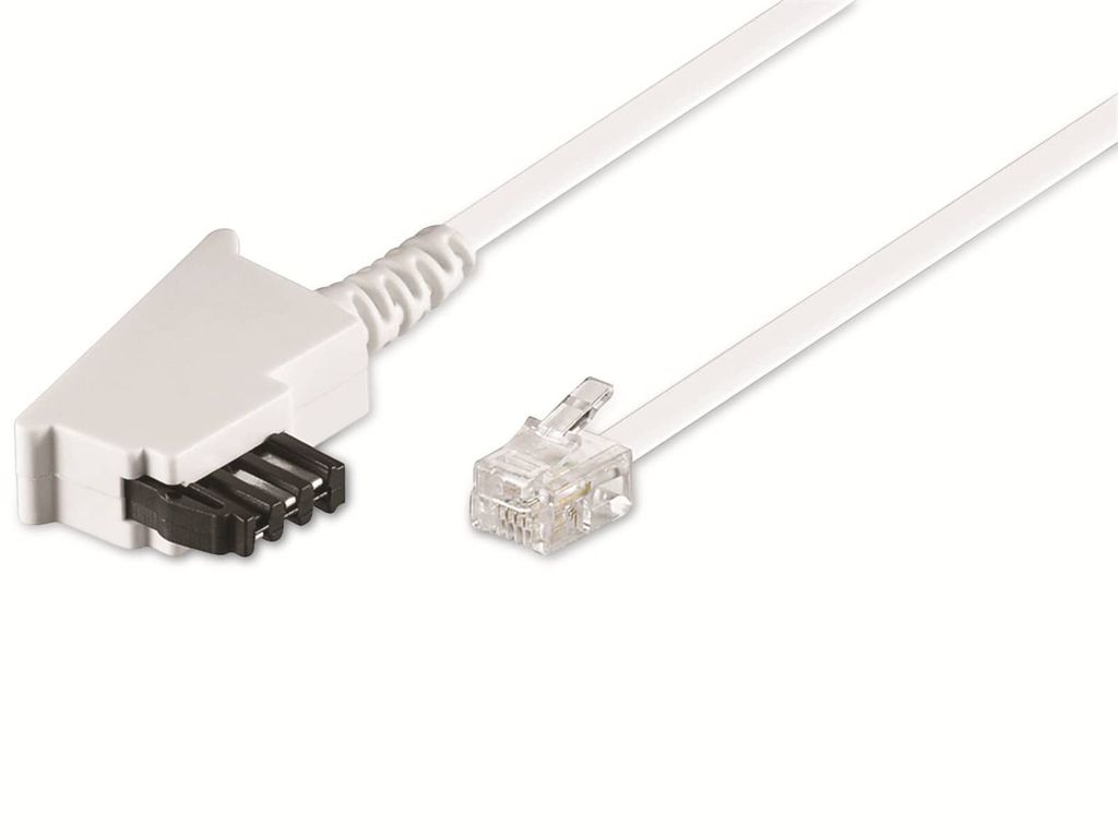 Goobay 68539 Câble de raccordement TAE-F (Universal Pin Image du produit 