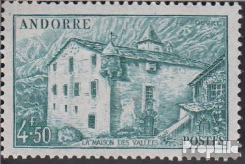 Briefmarken Andorra - Französische Post 1944 Mi 115 postfrisch Landschaften