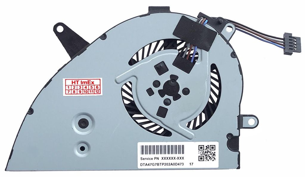 CPU version 2 - Lüfter Kühler 4-Pin stecker FAN cooler für Model: NS85B00-17K24 Notebook