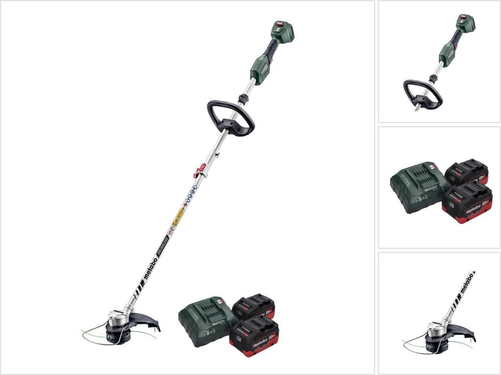 Metabo RTD 18 LTX BL 30 Akku Rasentrimmer 18 V 30 cm Brushless + 2x Akku 5,5 Ah + Ladegerät