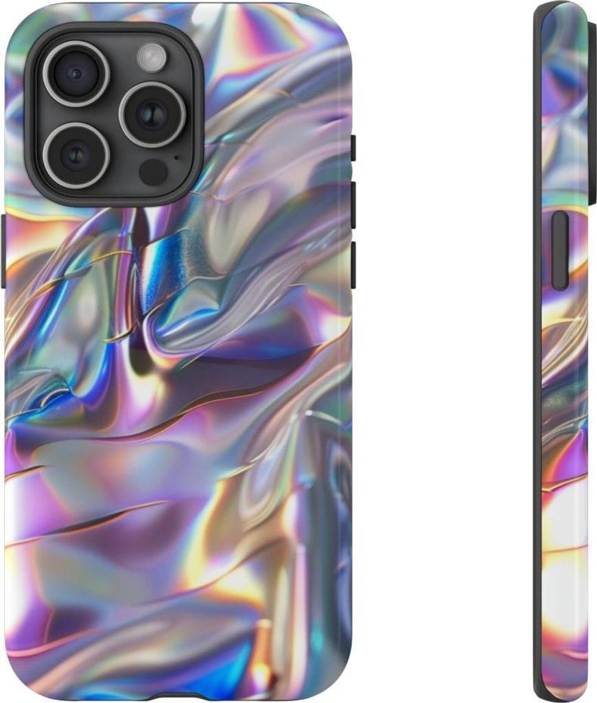 Schillernde Hologramm-Optik – Hülle Kompatibel mit iPhone 15 Pro Max